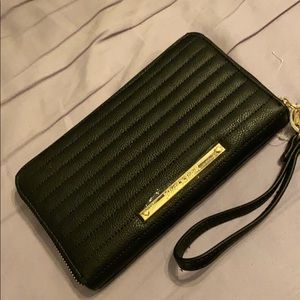 Betsy Johnson Black Wristlet Wallet NWOT